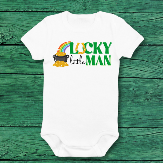 Lucky Little Man St. Patrick's Day Tshirt