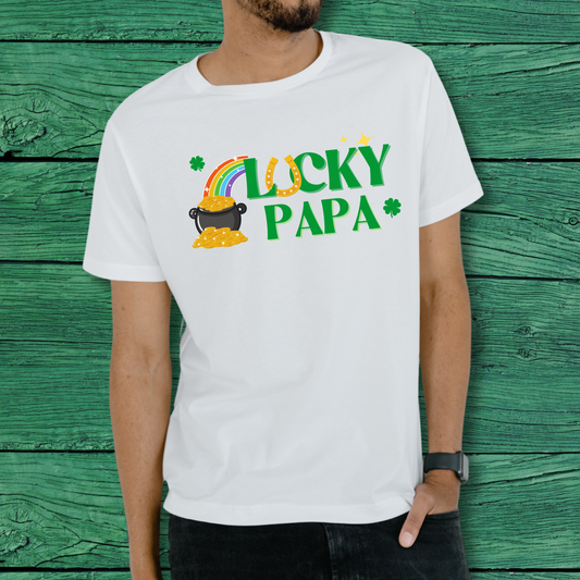 Lucky PaPa St. Patrick's Day Tshirt