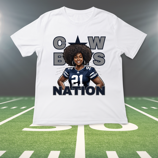 Cowboys Nation Womens Tshirt